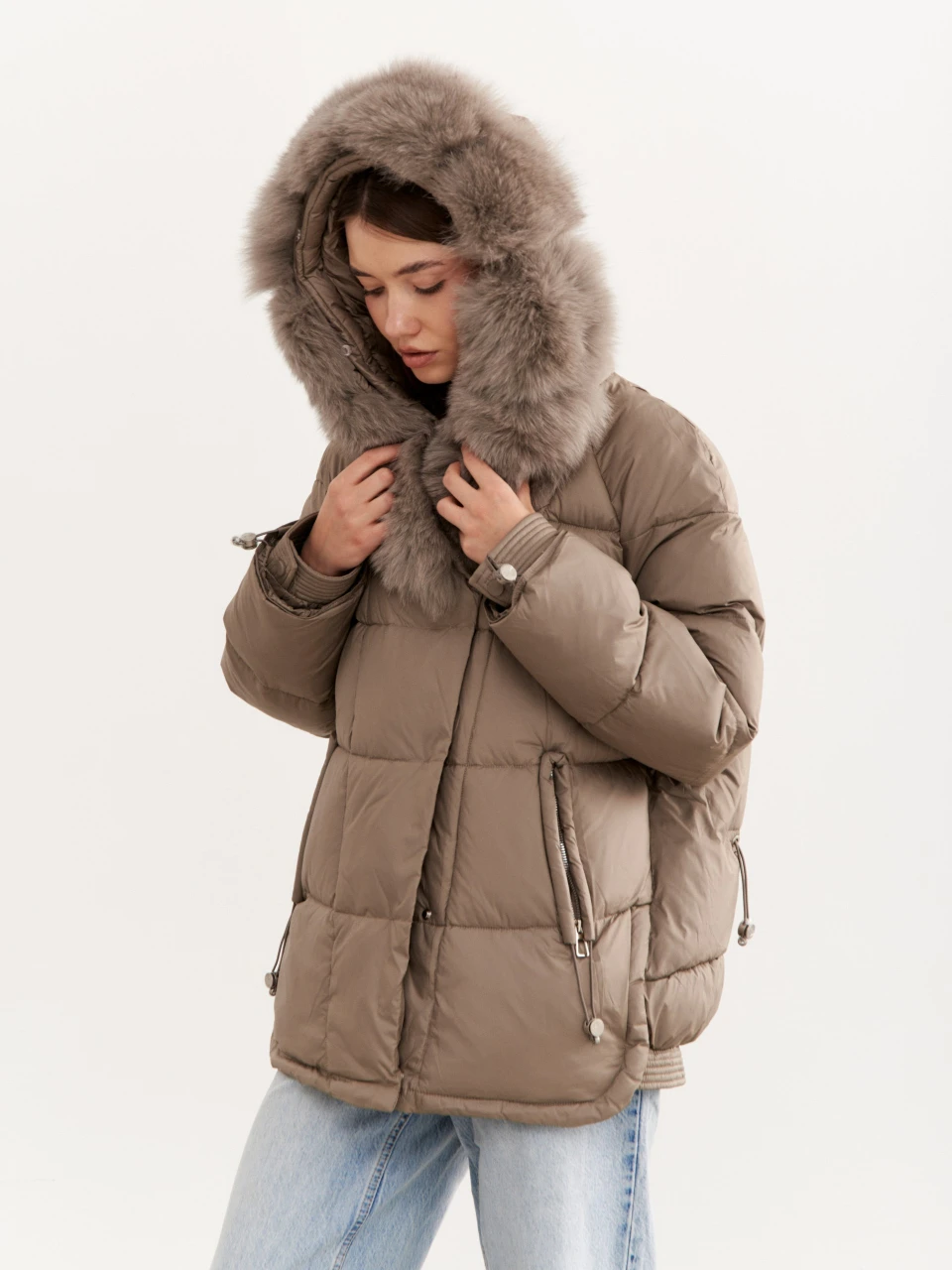 Пуховик "TAUPE WARMTH"